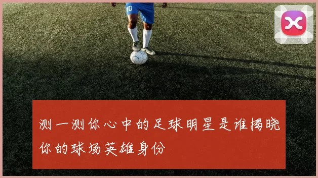 测一测你心中的足球明星是谁揭晓你的球场英雄身份